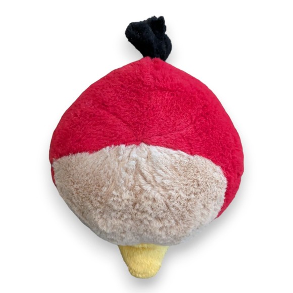 Angry Birds 5'' Red Bird Plush - Unusual Misprint with no Top Feather - Picture 3 of 4